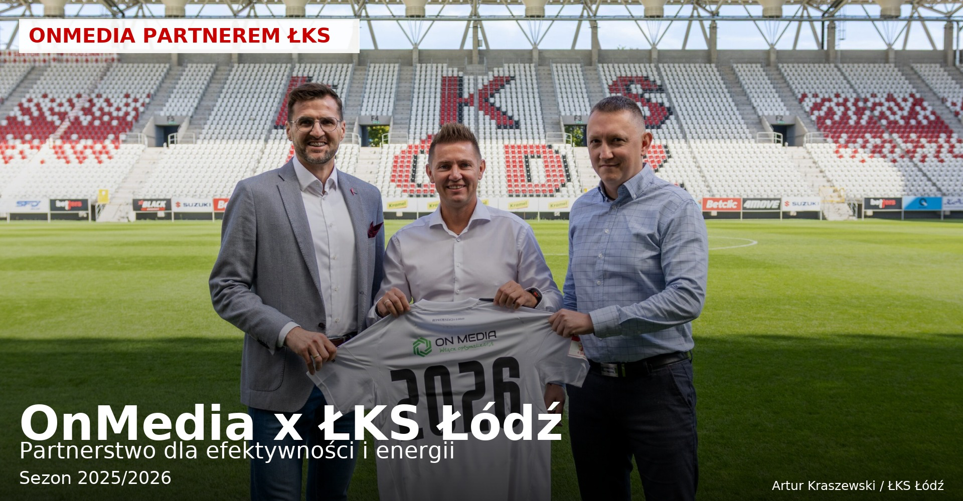 ŁKS Łódź i On Media - współpraca