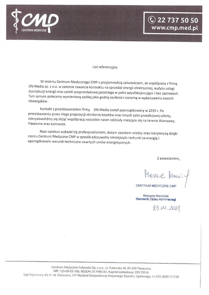 CENTRUM MEDYCZNE CMP